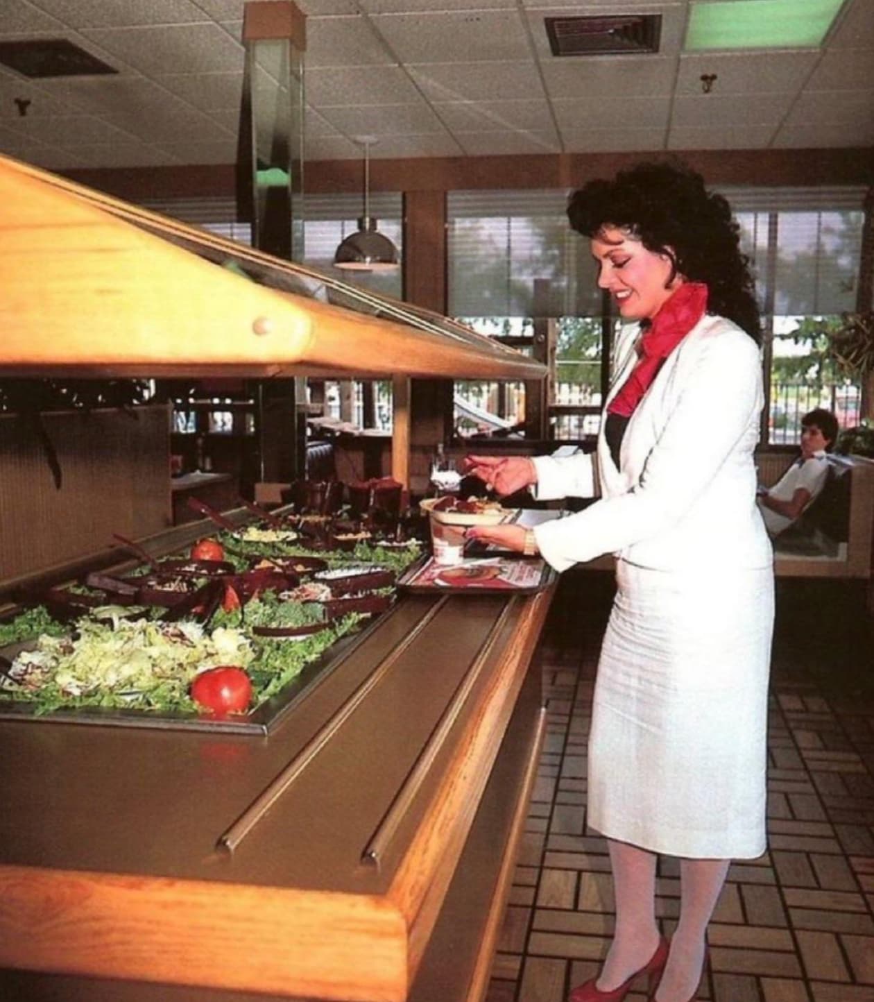 roy rogers salad bar - A 4